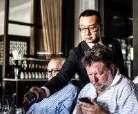 Bourgogne-vinsmagning på Restaurant Marchal