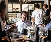 Bourgogne-vinsmagning på Restaurant Marchal