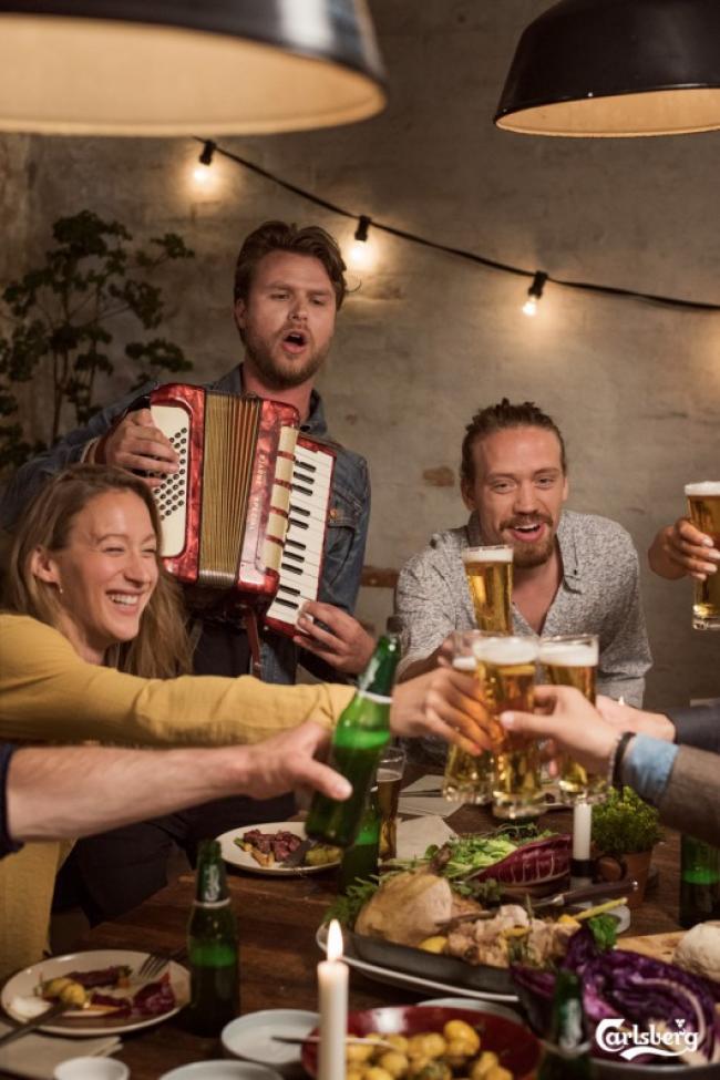 Reklamebillede for Carlsberg