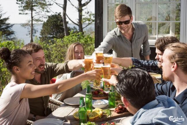 Reklamebillede for Carlsberg