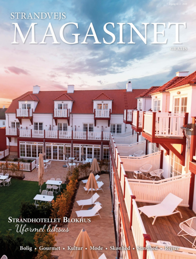 Forsiden af Strandvejsmagasinet