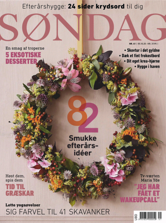 Forsiden af Søndag