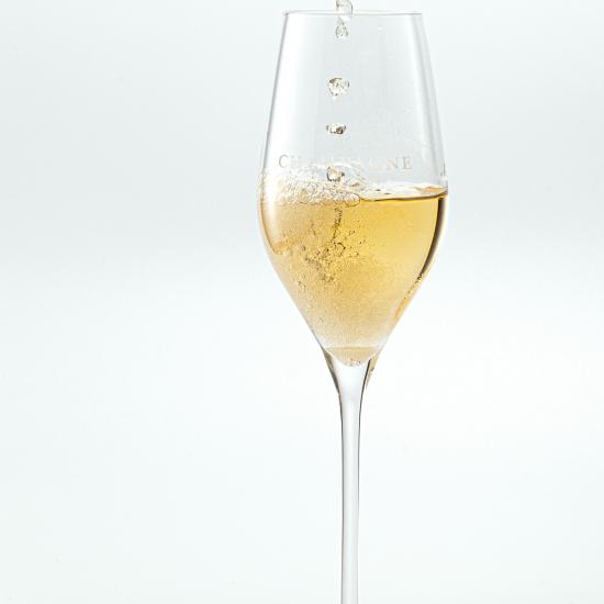 Champagne i glas