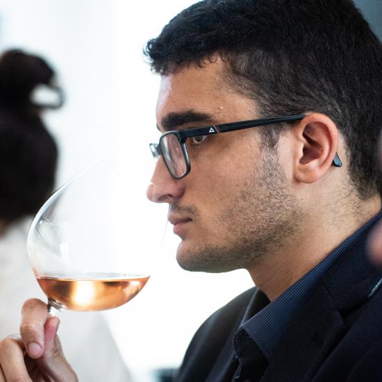 vinmager smager på vin