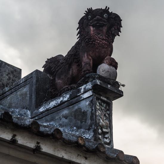 Løvestatue