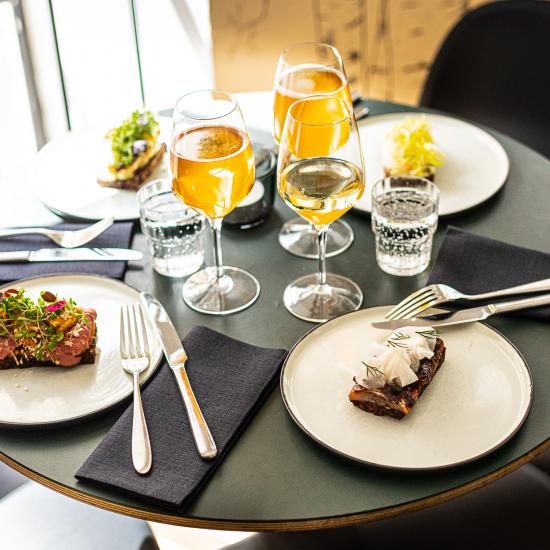 Smørrebrød på bord