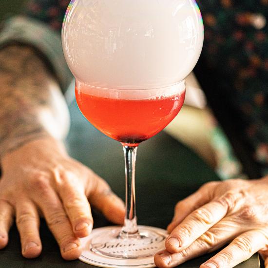 Cocktail med boble