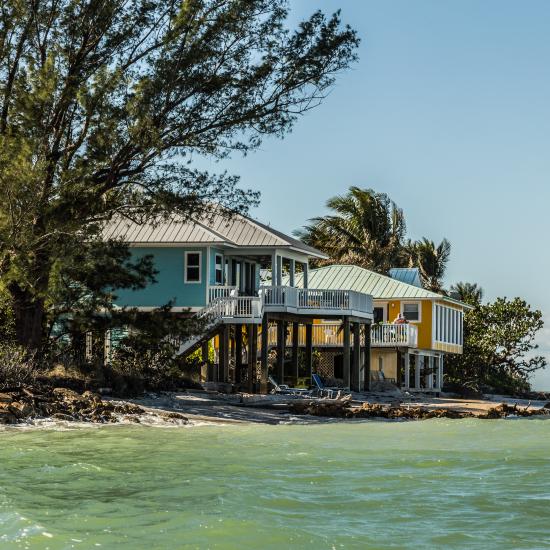 Villa på stranden