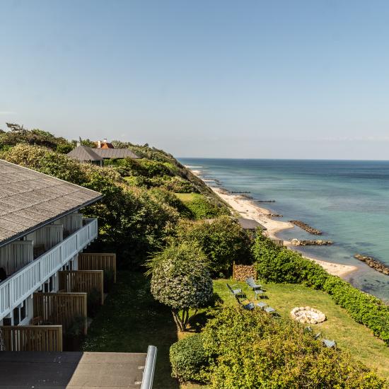 Udsigten fra Helenekilde Badehotel