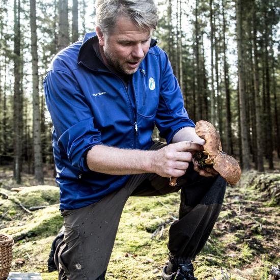 Morten Vinding, naturvejleder, foto til Jyllands Posten
